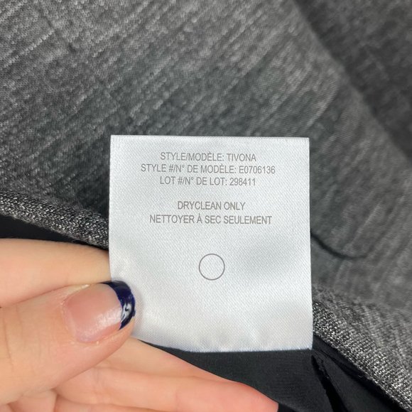 Theory Tivona Blazer Open Front Collarless Cuffed Jacket Gray LIKE NEW Size 0 - Picture 5 of 6